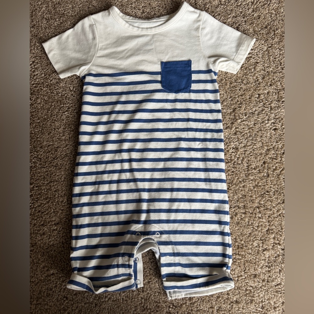 Cat & Jack Baby Romper in White